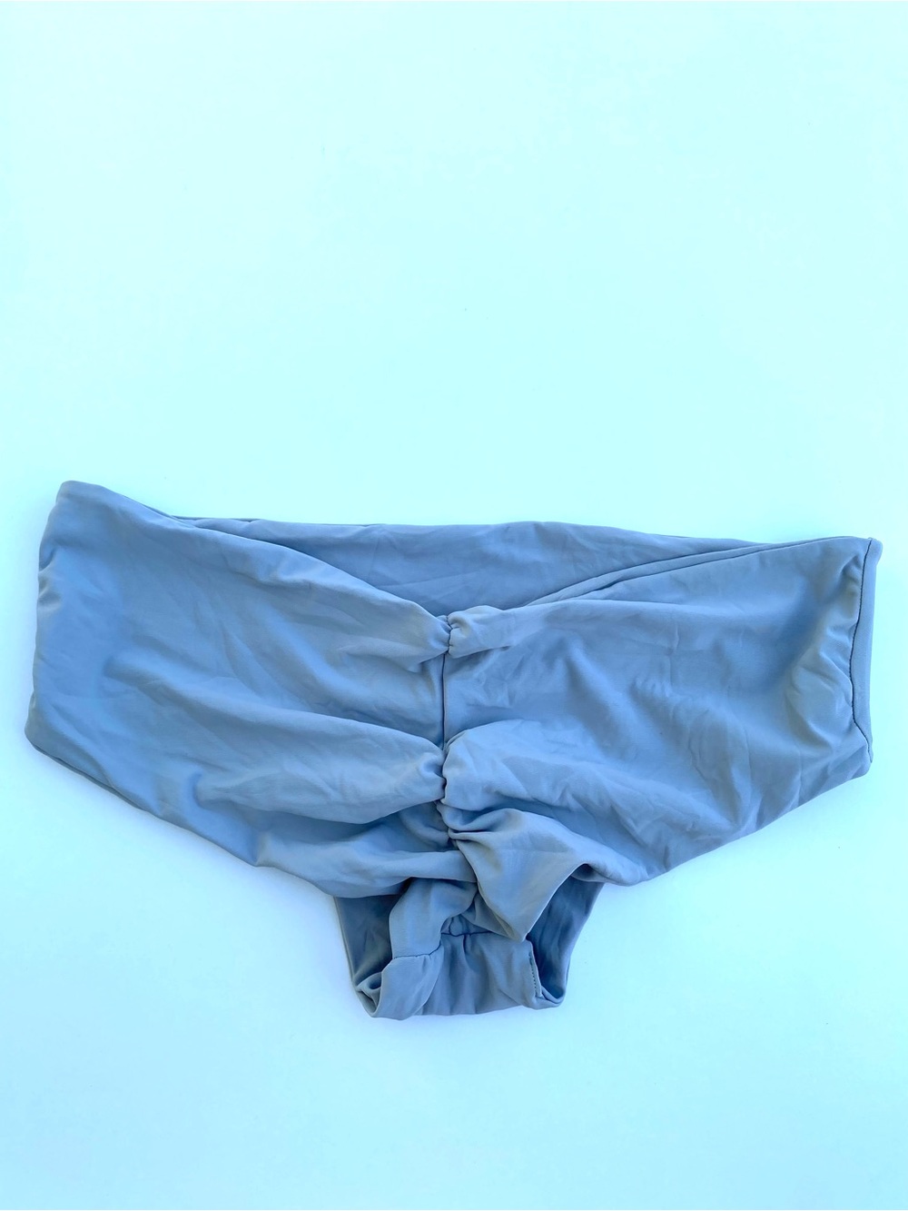Fused Hawaii Grey Ruched Cheeky Bikini Bottoms Scrunch Back Swimwear Sexy Fit